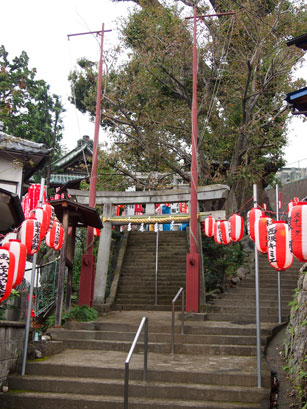 吉浜稲荷神社、縁日の風景