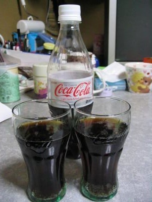 コカコーラのグラス