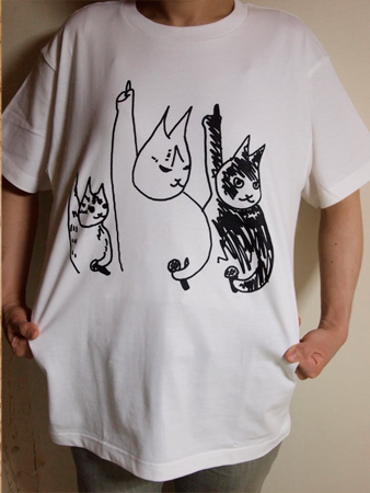 Tシャツ「猫ディスコ」