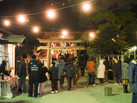 大晦日の門川八幡神社(2013)